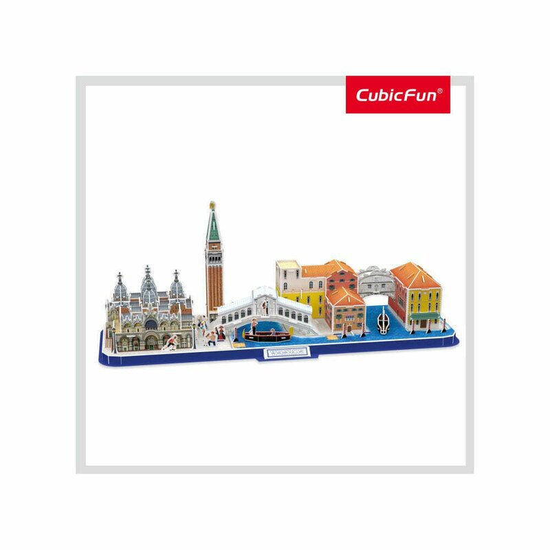 Cubic fun - cubin fun - puzzle 3d venetia 126 piese