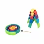 Curcubeu Montessori din lemn colorat, 9 piese @  leg&go - 1