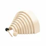 Curcubeu Montessori din lemn natur, 9 piese, leg&go - 4