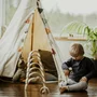 Curcubeu Montessori din lemn natur, 9 piese, leg&go - 10