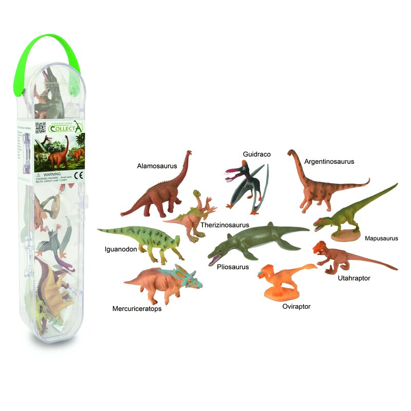 Collecta - Cutie cu 10 minifigurine Dinozauri set 3