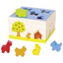 Cutie de lemn cu sortare forme animalute - Set educativ multicolor - 2