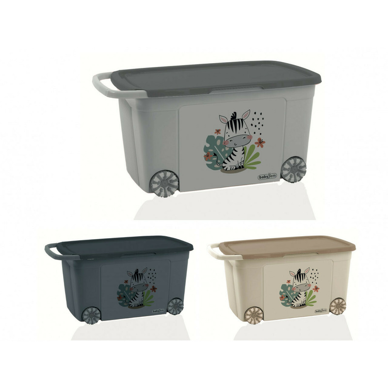 Cutie depozitare jucarii babyjem, 40x43 cm (culoare: bej)
