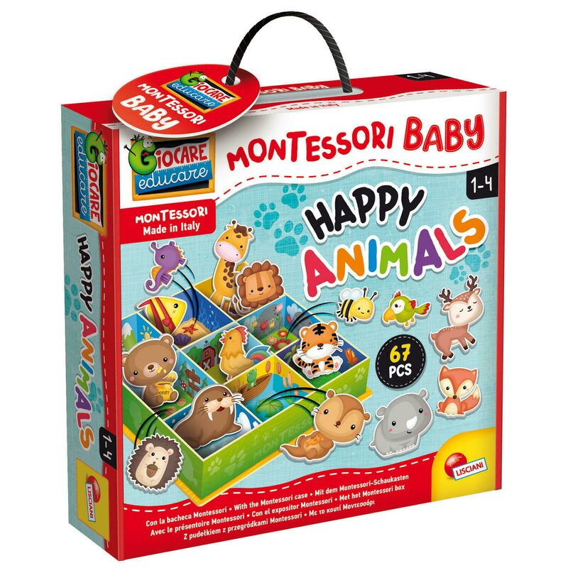 Lisciani - cutiuta montessori - animalutele in mediul lor