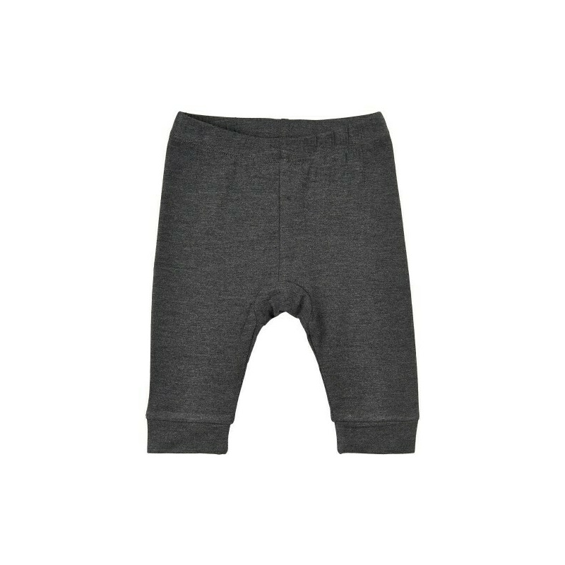 Dark grey melange 62 - pantaloni fini din bambus pentru bebelusi - minymo