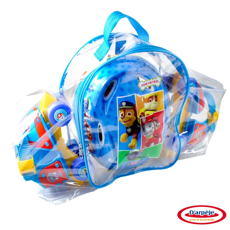 DArpeje - Set Paw Patrol (patine cu rotile, casca, genunchiere, cotiere)