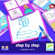 Djeco - Deseneaza pas cu pas, pentru fete