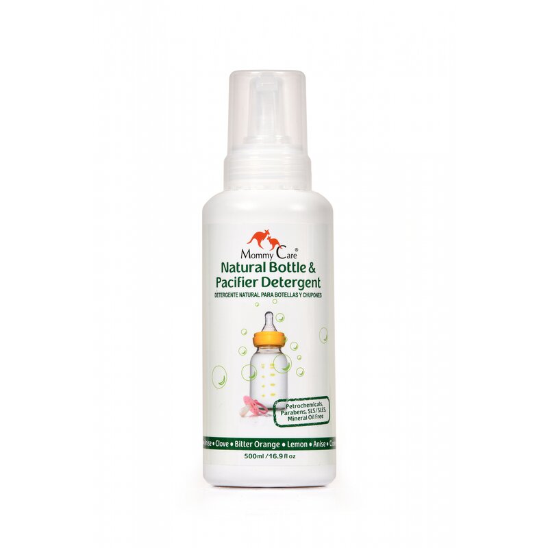 Mommy care - detergent natural, spumant pentru suzete si biberoane, 500ml