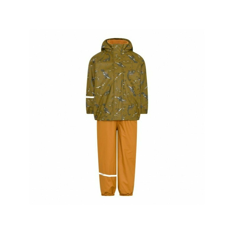 Dino 110 - set jacheta+pantaloni impermeabil cu fleece, pentru vreme rece, ploaie si vant - celavi