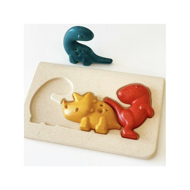 Dino - puzzle din lemn