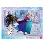 Dino - Toys - Puzzle cu rama Anna si Elsa la patinoar 40 piese - 1