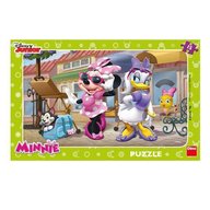 Dino - Toys - Puzzle Minnie si Daisy la plimbare 15 piese