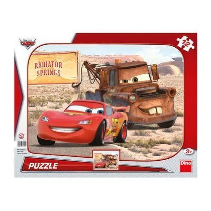 Dino - Toys - Puzzle peripetii cu Lightning McQueen 12 piese