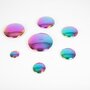 Commotion - Jucarie pentru sortat si stivuit Discuri senzoriale reflective Cu explozie de culori - 2