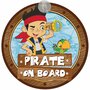 Disney eurasia - Semn de avertizare Pirate on Board Jake  25033 - 1