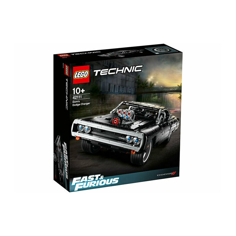 Set de constructie dom's dodge charger lego® technic, pcs 1077