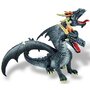 Bullyland - Figurina Dragon cu 2 capete, Negru - 1