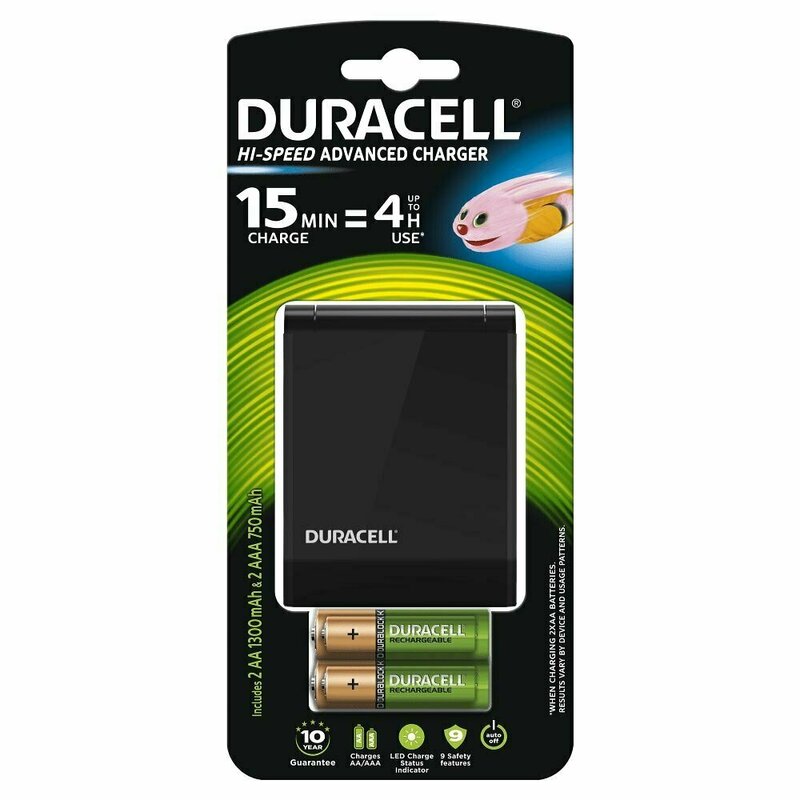 Duracell - incarcator cef27+ acumulatori aak2 1300mah+ acumulatori aaak2 750mah