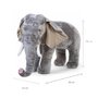 Childhome - Jucarie din plus giganta Elefant, 90x75 cm - 5