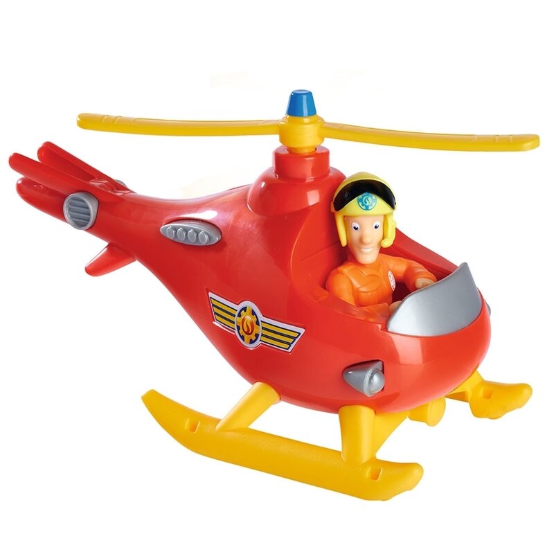 Simba - elicopter fireman sam wallaby cu figurina tom