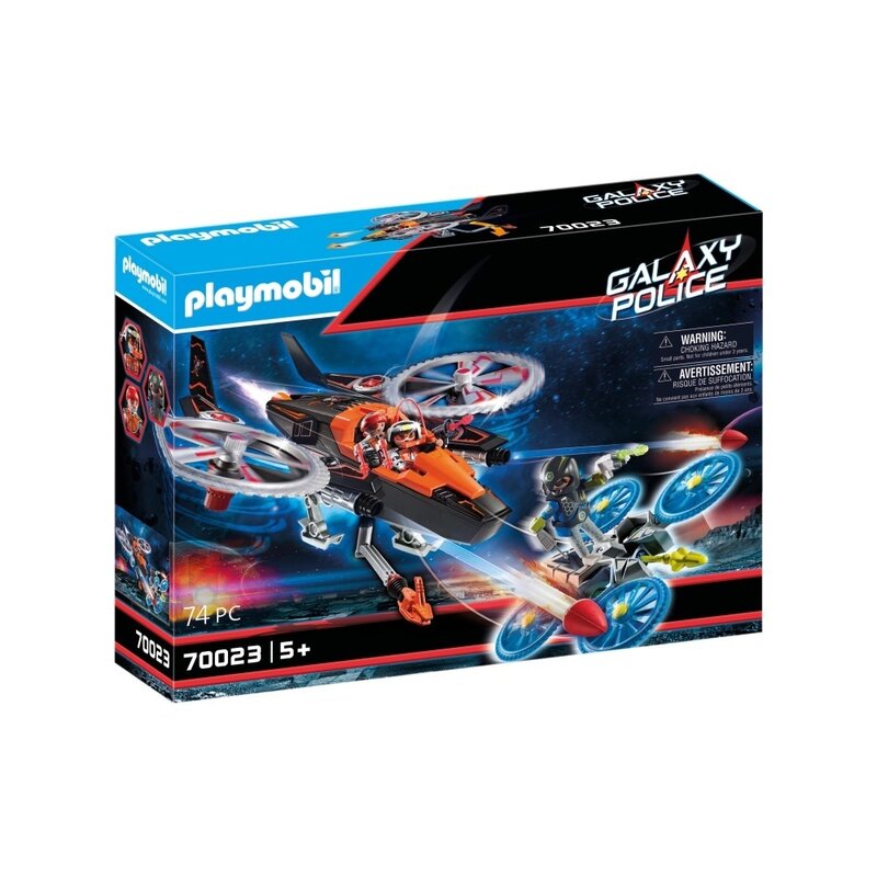 Playmobil - ELICOPTERUL PIRATILOR GALACTICI