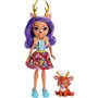 Mattel - Papusa Danessa Dear , Enchantimals , Cu figurina Sprint - 4
