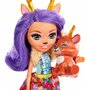 Mattel - Papusa Danessa Dear , Enchantimals , Cu figurina Sprint - 6