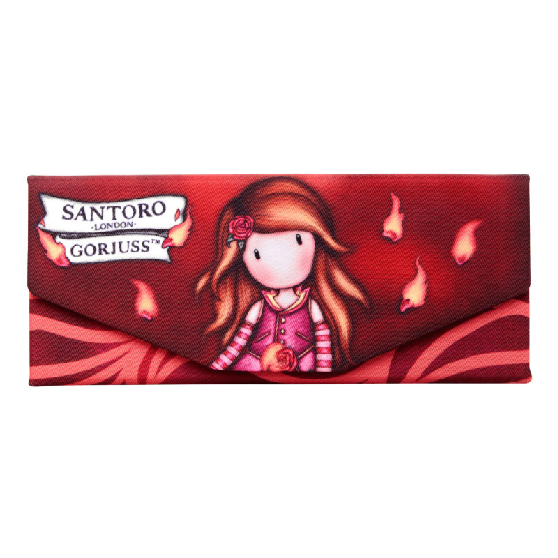 Etui ochelari magnetic gorjuss fire in my heart