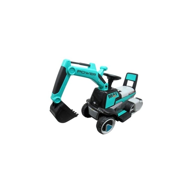R-sport - excavator electric pe baterie cu muzica si lumini led c3 - albastru
