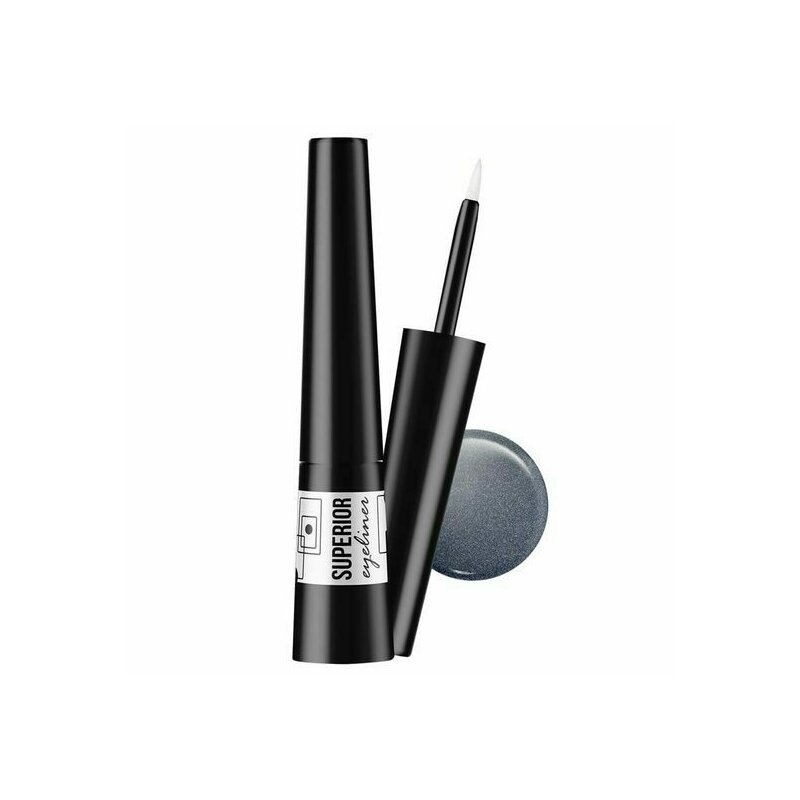 Eyeliner superior rezistent la apa, vipera, nr. 05 argintiu