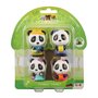 Familia de ursuleti Panda - Set figurine joc de rol - 2