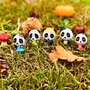 Familia de ursuleti Panda - Set figurine joc de rol - 3