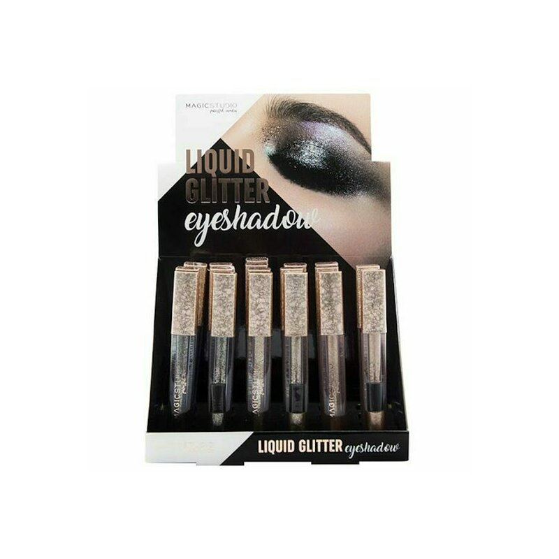 Fard de pleoape lichid glitter, set 24 buc, magic studio