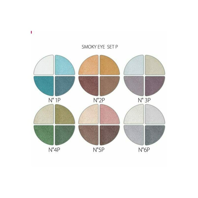 Fard de pleoape smoky eyes, revers, set de 12 bucati combinate
