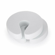 Feedo - Protectii pentru oprirea usilor, Din spuma EVA, 9.4 x 9.2 x 1.8 cm, 4 bucati, Alb