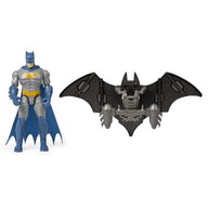 Spin master - Figurina Supererou Batman , DC Universe , 10 cm, Cu mega accesorii pentru lupta