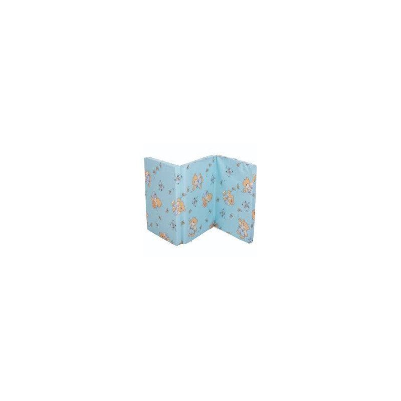 Fillikid - Saltea pliabila 120x60x4 cm, Blue bear