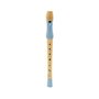 Flaut jucarie muzicala din lemn, albastru, MAMAMEMO - 1