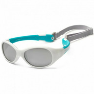 Flex 0/3 ani - White Aqua - Ochelari de soare pentru copii