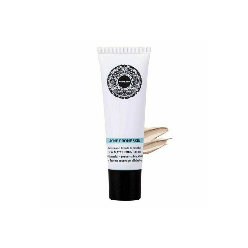 Fond de ten pentru ten gras & acneic, cos-medica, vipera, 03 beige, 25 ml