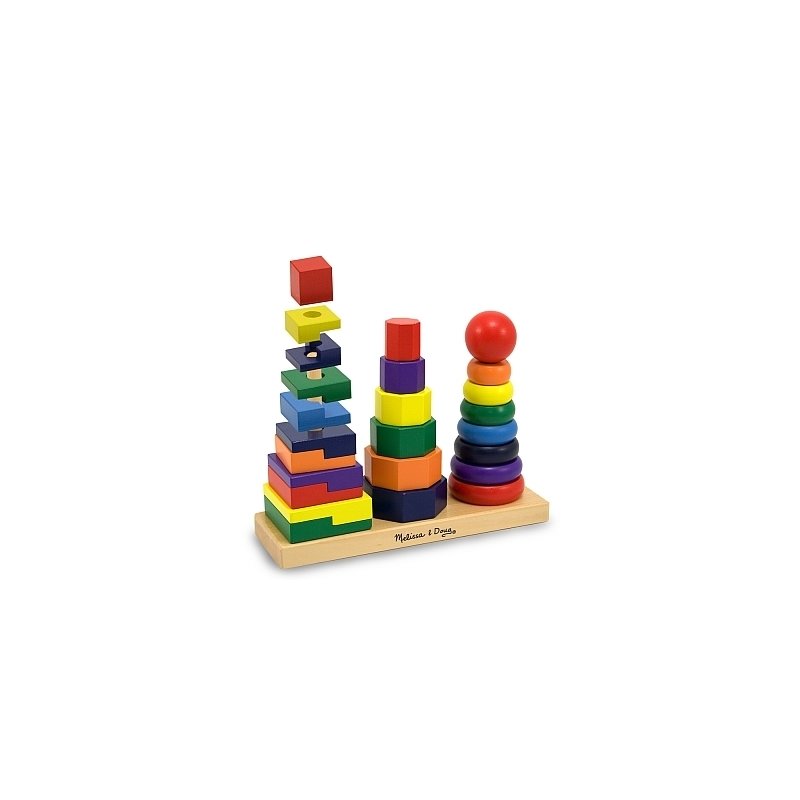 Melissa & Doug - Forme geometrice de stivuit Melissa and Doug