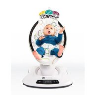 4Moms - Fotoliu balansoar bebelusi, MamaRoo 4.0, Conexiune Bluetooth, Plush multicolor