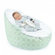 Babyjem - Fotoliu pentru bebelusi cu ham de siguranta, Baby Bean Bed, Galben