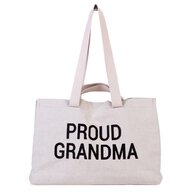 Childhome - Geanta  Proud Grandma Alb