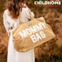 Childhome - Geanta de infasat  Mommy Bag, aspect piele intoarsa Bej - 6