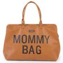 Geanta de infasat Childhome Mommy Bag piele ecologica Maro - 1