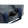 Sensillo - Geanta pentru carucior, Indiana, Cu aspect de geanta sport, Din material impermeabil, Cu fermoar, 43 x 43 x 13 cm, Bleumarin - 3