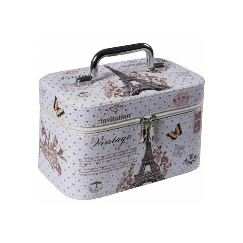 Top choice - gentuta pentru cosmetice paris eiffel 98796, 25x17x20 cm