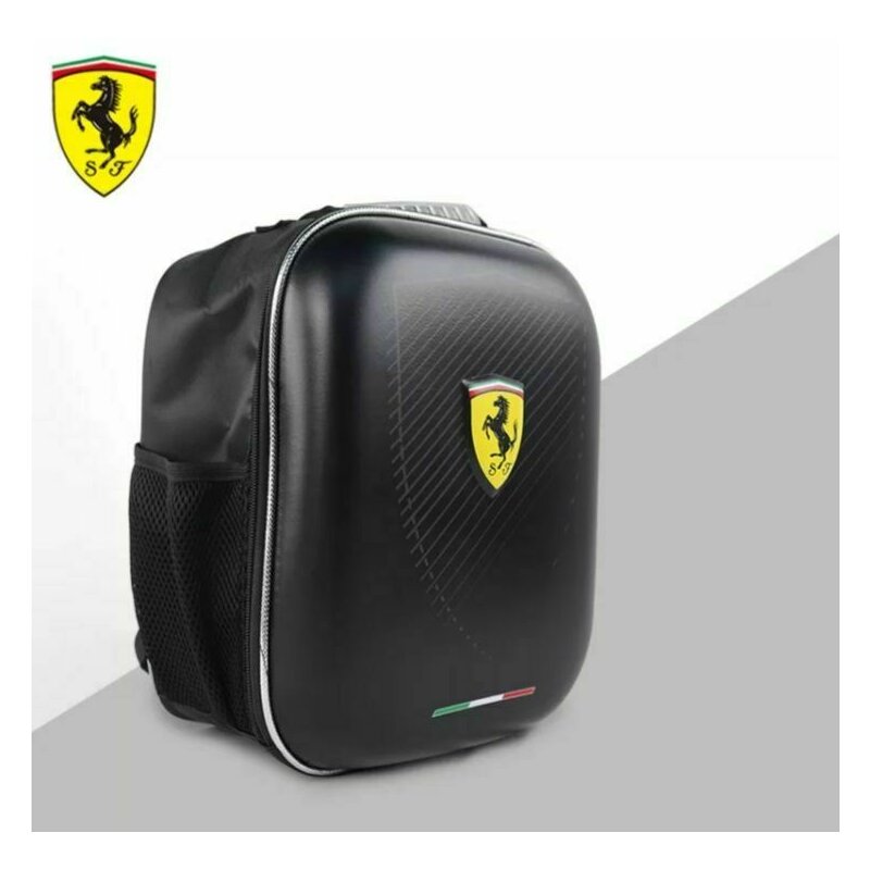 Mesuca - Ghiozdan Ferrari design 3D, culoare neagra