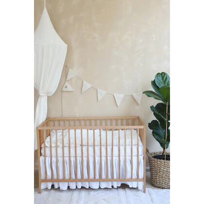 Babyly - Ghirlanda decor din tesatura bucle, decoratiune pentru camera copilului - Teddy - Crem
